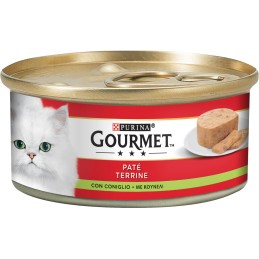 GATTO GOURMET ROSSE 195GR PATE CONIGLIO