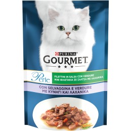 GATTO GOURMET PERLE 85G BUSTE SELVAGGINA VERDURE