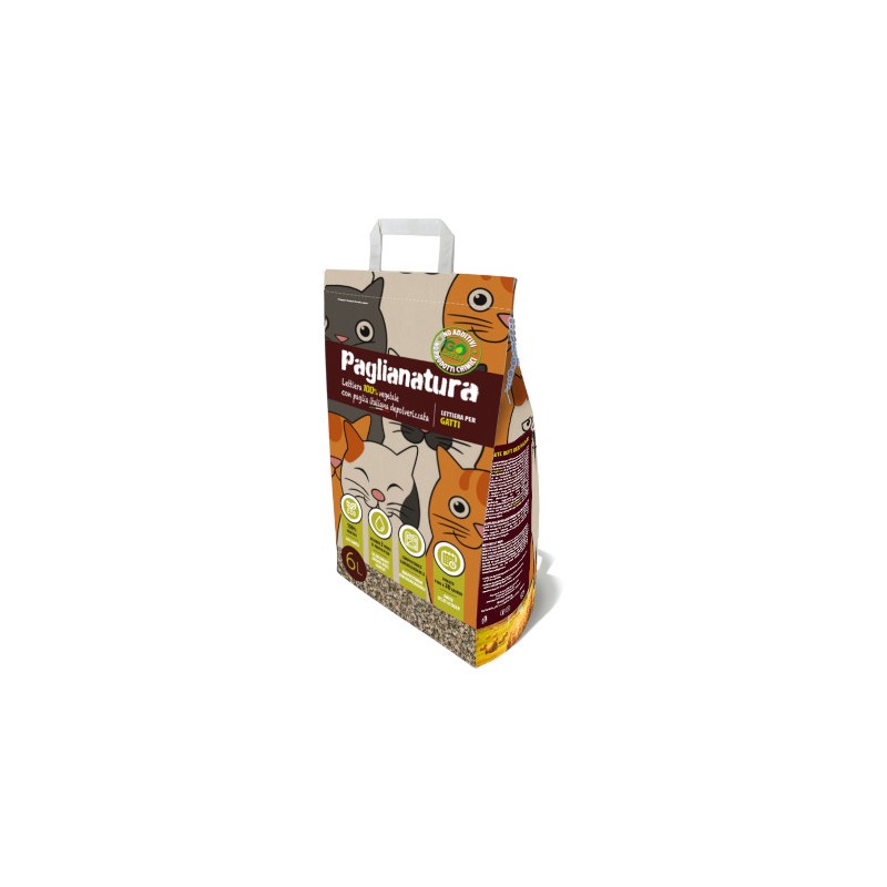 LETTIERA PAGLIANATURA VEGETALE 6LT CAMOMILLA