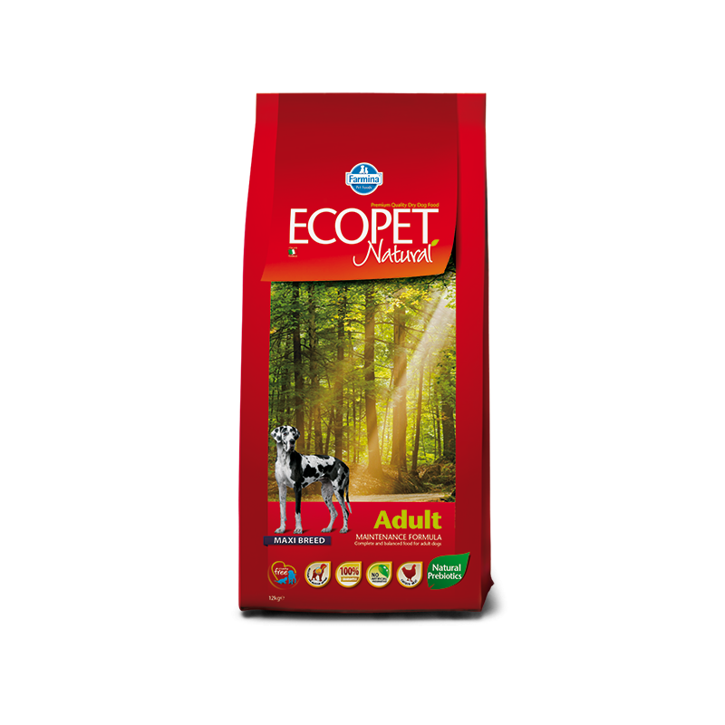 CANE FARMINA ECOPET NATURAL ADULT 12KG MAXI POLLO