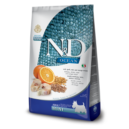 CANE FARMINA N&D OCEAN ADULT 800GR MINI MERLUZZO