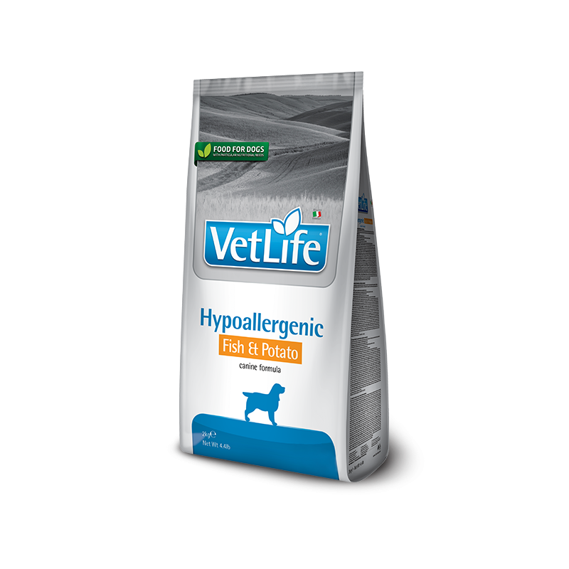 CANE FARMINA VET LIFE HYPOALLERGENIC DIET 12KG PESCE