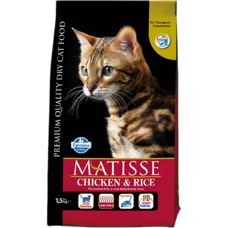 GATTO FARMINA MATISSE ADULT 1.5KG POLLO E RISO