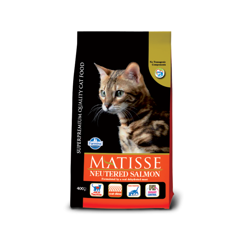 GATTO FARMINA MATISSE NEUTERED 10KG SALMONE