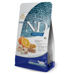 GATTO FARMINA N&D OCEAN ADULT 300GR MERLUZZO ARANCE