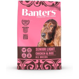 CANE BANTERS SENIOR LIGHT 15KG POLLO RISO