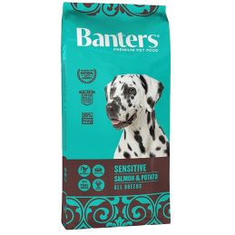 CANE BANTERS SENSITIVE 15KG PESCE PATATE