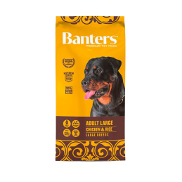 CANE BANTERS ADULT 15KG LARGE POLLO E RISO