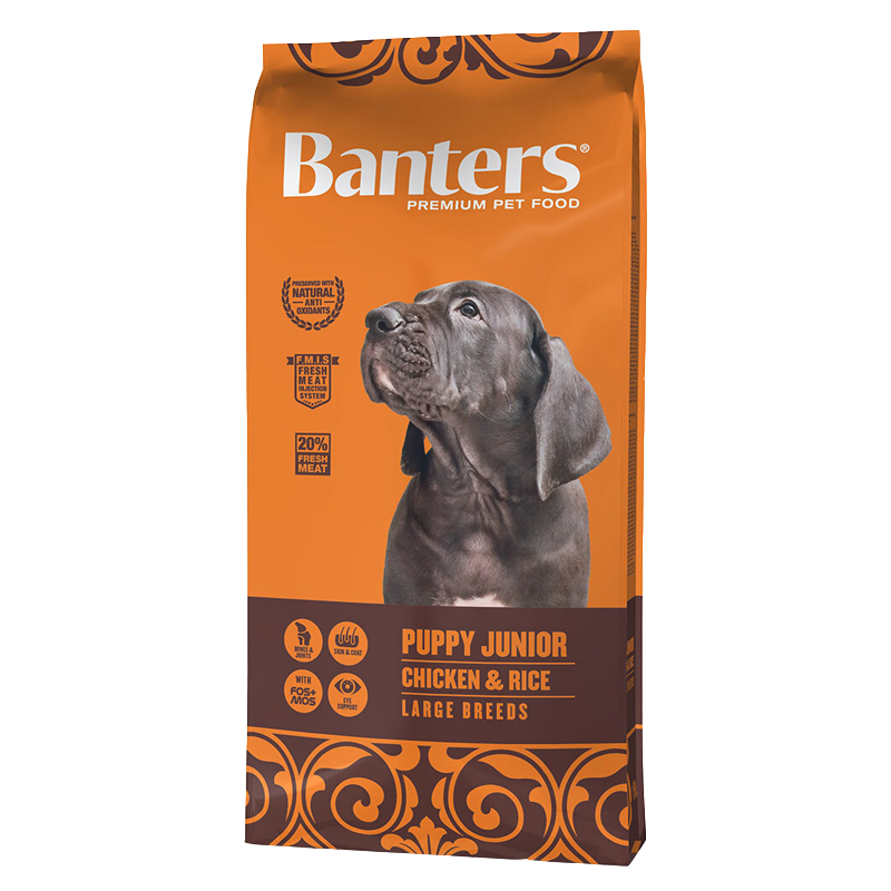 CANE BANTERS PUPPY 15KG LARGE POLLO RISO