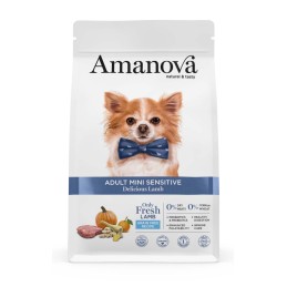 CANE AMANOVA DELICIOUS ADULT MINI SENSITIVE 7KG AGNELLO