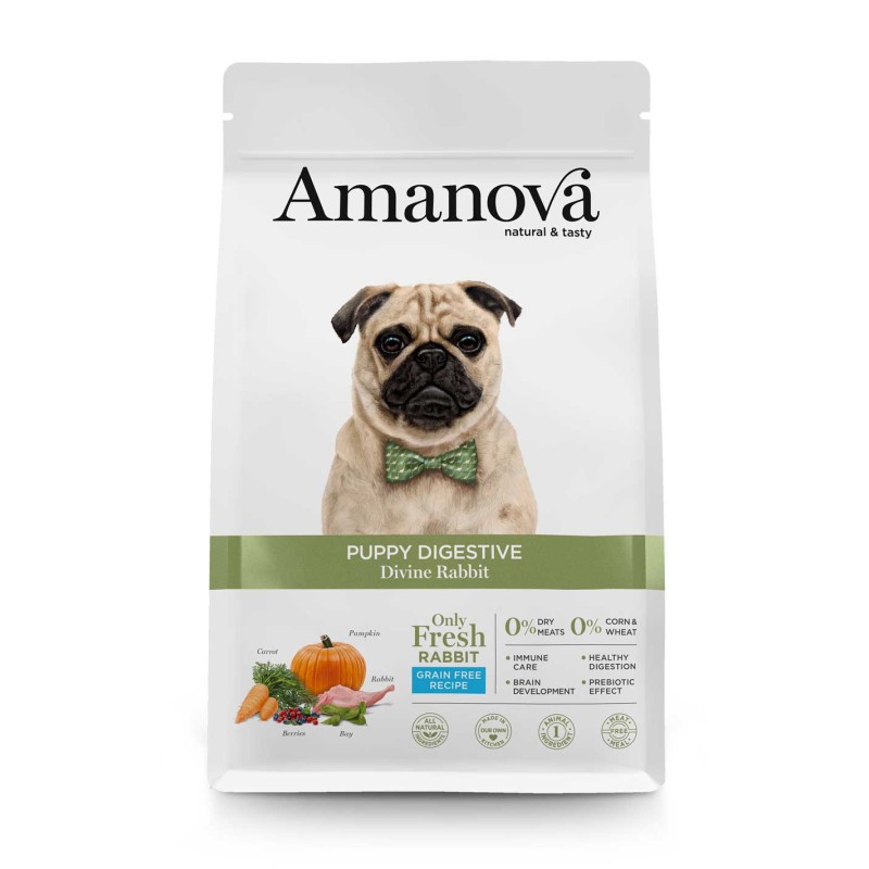 CANE AMANOVA DIGESTIVE DIVINE PUPPY 7KG CONIGLIO