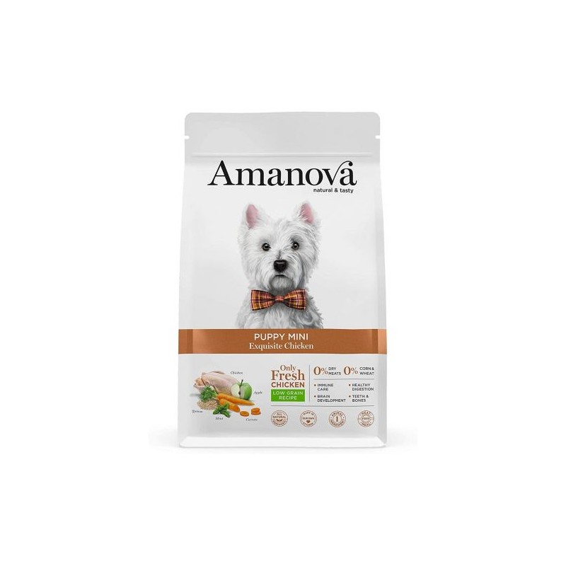 CANE AMANOVA EXQUISITE PUPPY MINI 2KG POLLO