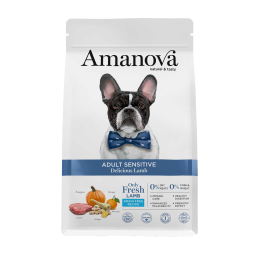 CANE AMANOVA DELICIOUS ADULT SENSITIVE 10KG AGNELLO