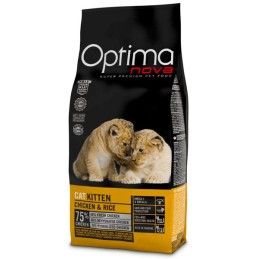 GATTO OPTIMA NOVA KITTEN 8KG POLLO RISO