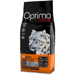 GATTO OPTIMA NOVA ADULT 8KG SALMONE RISO