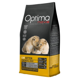 GATTO OPTIMA NOVA KITTEN 2KG POLLO RISO