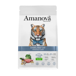 GATTO AMANOVA DELICIOUS STERILISED 4KG AGNELLO