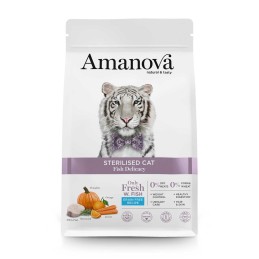 GATTO AMANOVA STERILISED 1.5KG PESCE