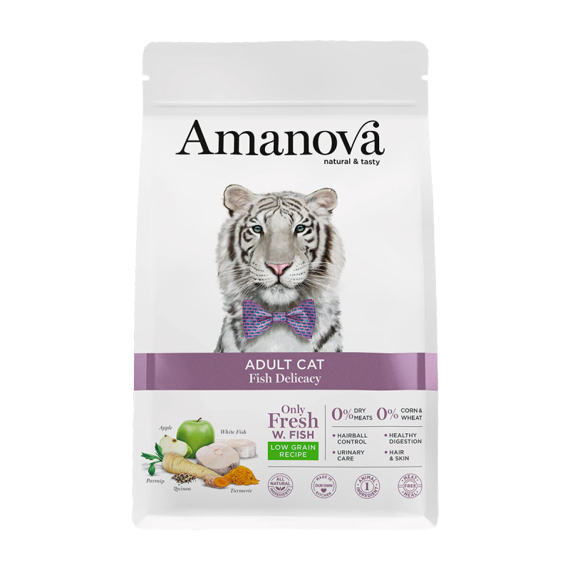 GATTO AMANOVA STERILISED 300GR PESCE