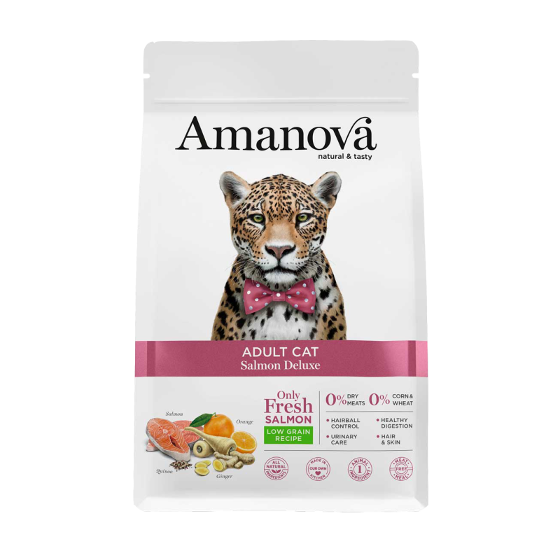 GATTO AMANOVA DELUXE ADULT 1.5KG SALMONE