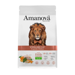 GATTO AMANOVA EXQUISITE ADULT 1.5KG POLLO