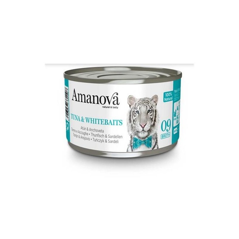 GATTO AMANOVA 70GR BROTH 09 TUNA & WHITEBAITS