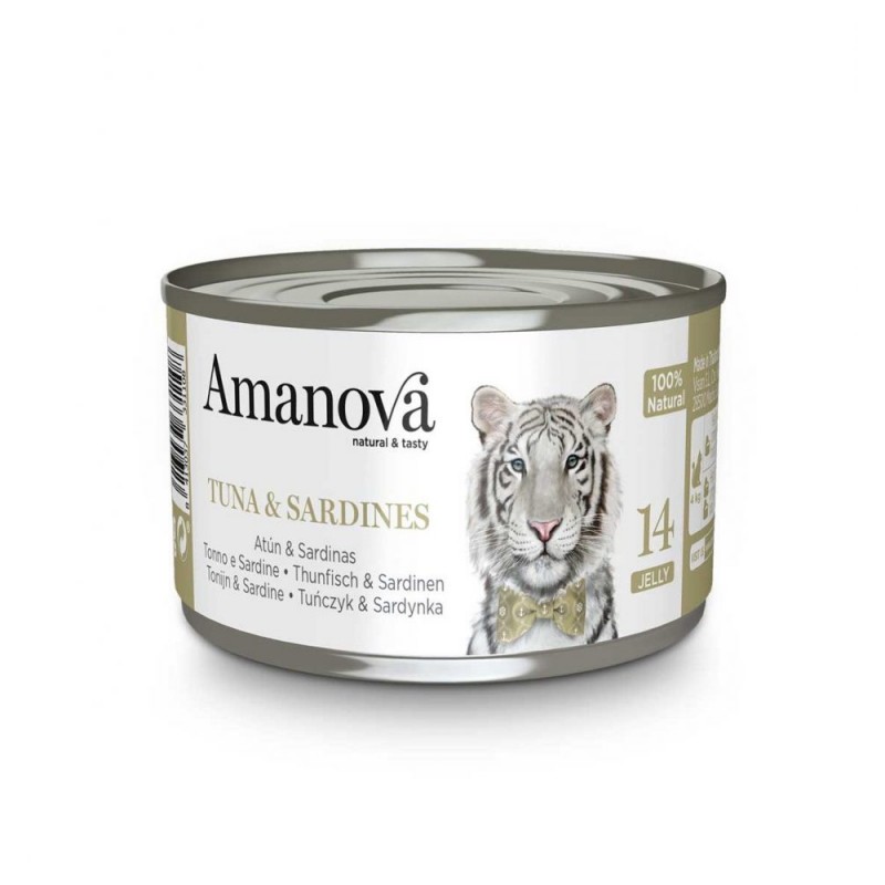 GATTO AMANOVA 70GR JELLY 14 TUNA & SARDINES