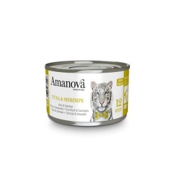 GATTO AMANOVA 70GR BROTH 12 TUNA & SHRIMPS