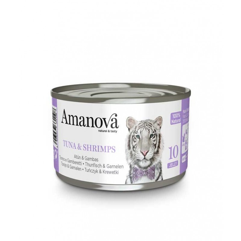 GATTO AMANOVA 70GR JELLY 10 TUNA & SHRIMPS