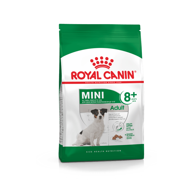 CANE ROYAL CANIN ADULT 8+ 800GR MINI