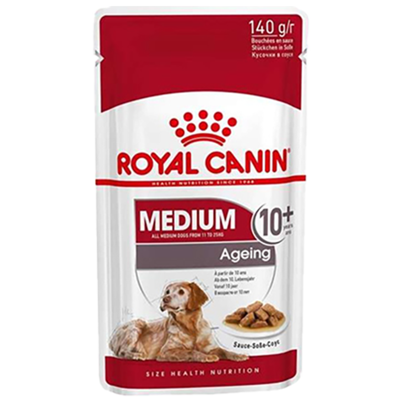 CANE ROYAL CANIN AGEING 10+ 140GR BUSTA MEDIUM