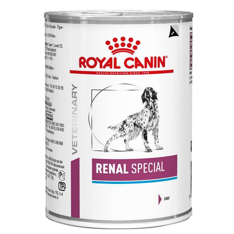 CANE ROYAL CANIN DIET RENAL 410GR SPECIAL LATT PO/MA/SA