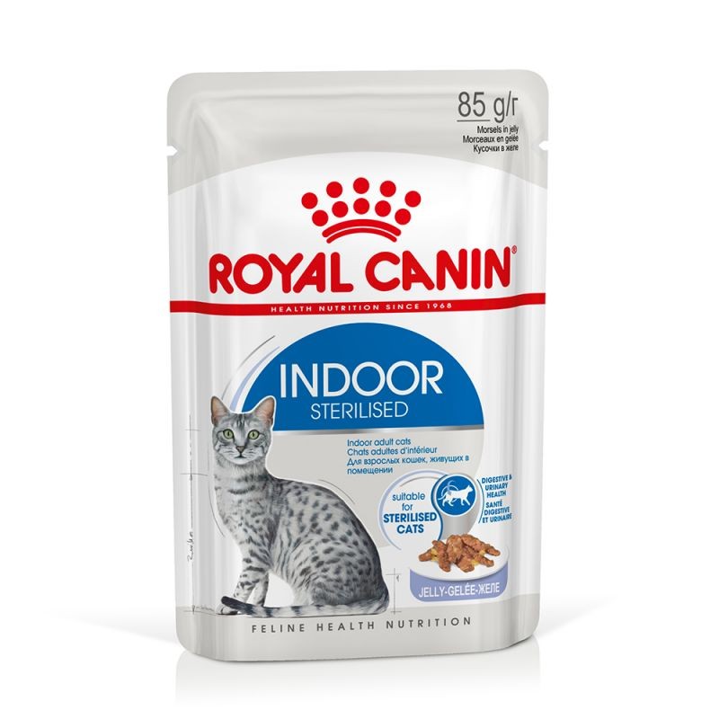 GATTO ROYAL CANIN INDOOR 85GR BUSTA JELLY