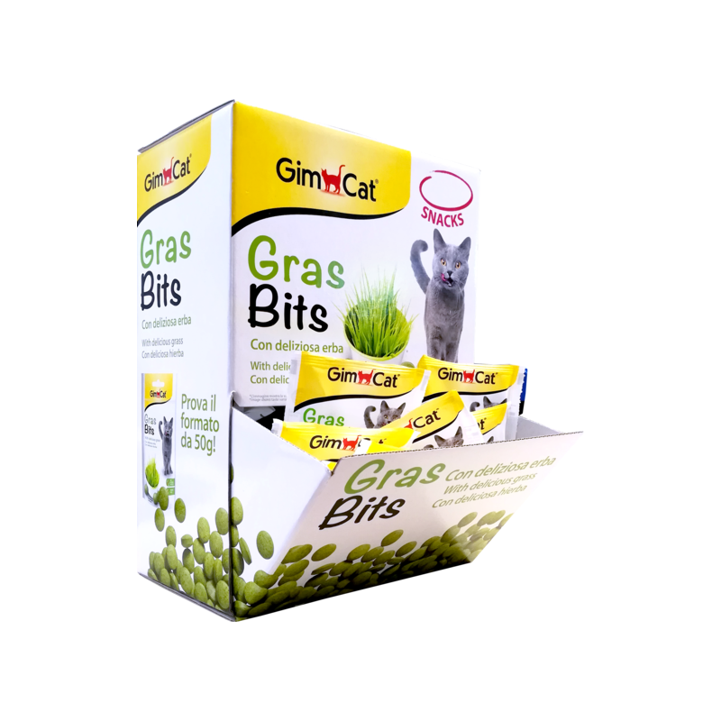 GATTO SNACK GRASBITS 15G