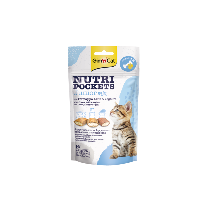 GATTO SNACK NUTRIPOCKETS 60GR JUNIOR