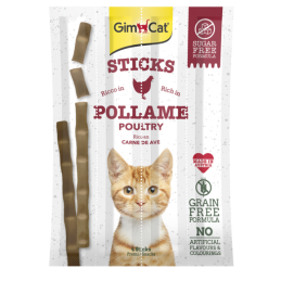 GATTO SNACK GIMPET STICKS 4X20GR POLLO