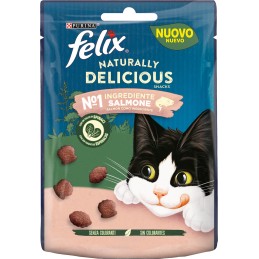 GATTO SNACK FELIX NATUR DELIC 50GR SALMONE SPINACI