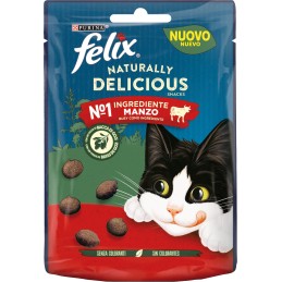 GATTO SNACK FELIX NATUR DELIC 50GR MANZO BACCA DI GO