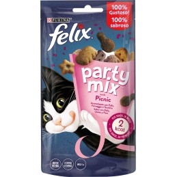 GATTO SNACK FELIX PARTY MIX 60GR PICNICMIX POLLO FOR