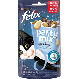 GATTO SNACK FELIX PARTY MIX 60GR DAIRY DELIGHT