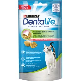 GATTO SNACK PURINA DENTALIFE 40GR SALMONE