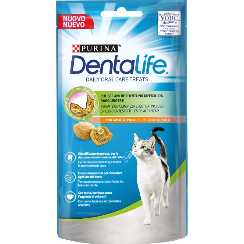 GATTO SNACK PURINA DENTALIFE 40GR POLLO