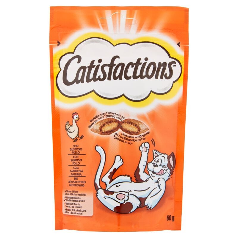 GATTO SNACK CATISFACTIONS 60GR POLLO