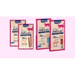 GATTO SNACK VITAKRAFT NATURAL LIQUID MANZ/POL 5X15GR