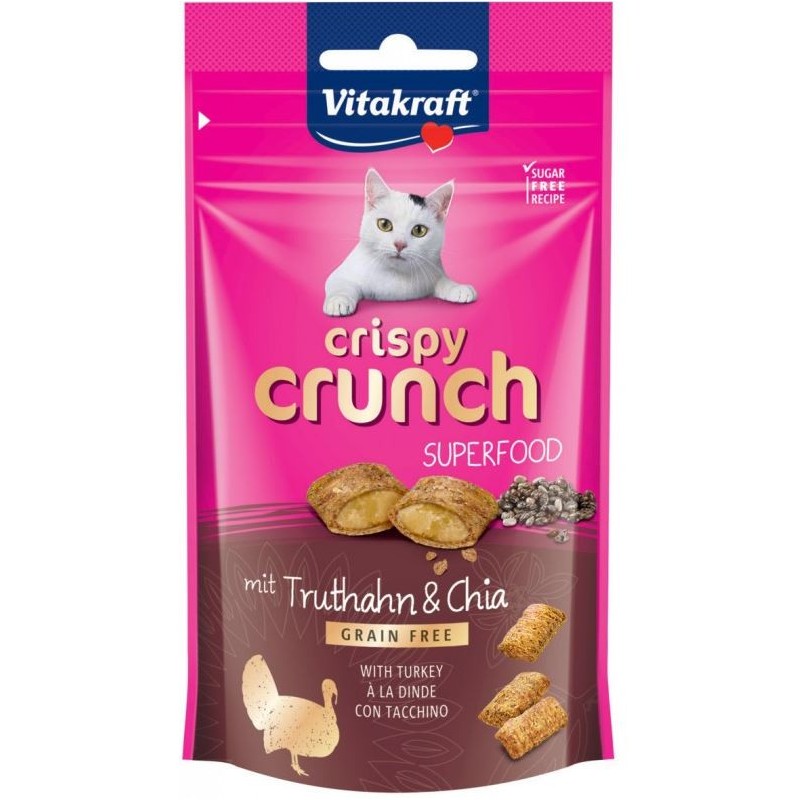 GATTO SNACK CRISPY CRUNCH VITAKRAFT 60GR TACCHINO