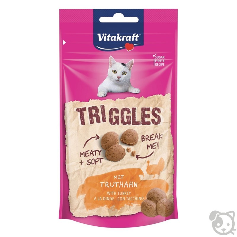 GATTO SNACK TRIGGLES MIT TRUTHAHN VITAKRAFT 40GR TACCHINO