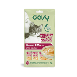 GATTO SNACK OASY CREAMY 4X15GR MANZO