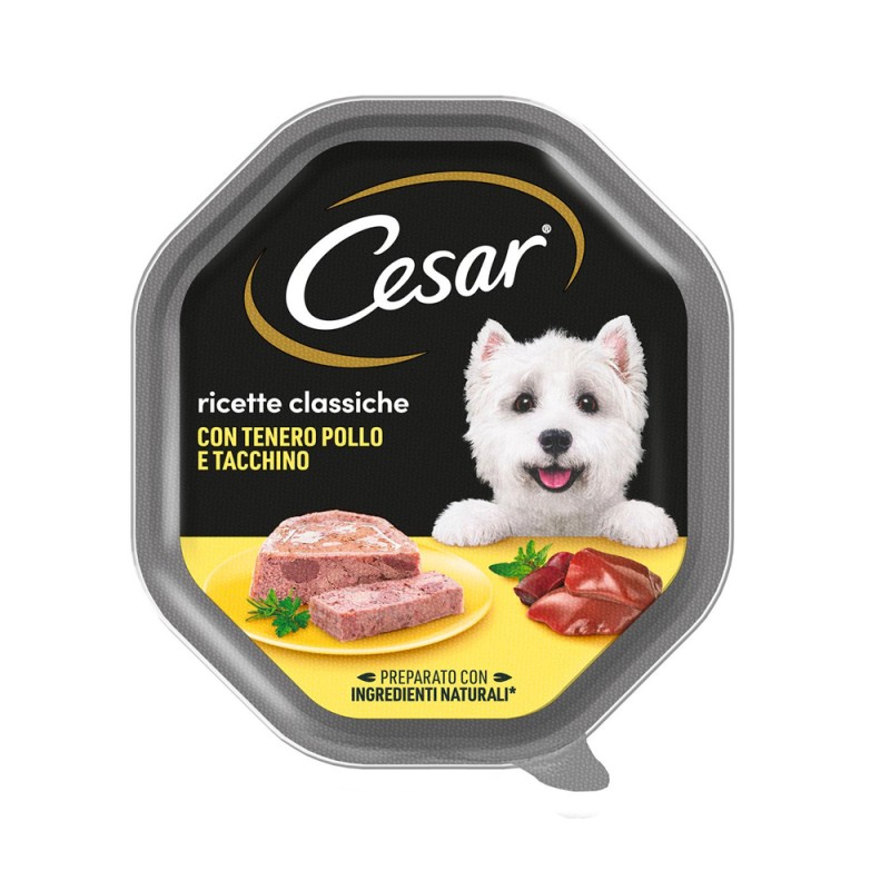 CANE CESAR 150GR RICETTE CLASSICHE POLLO TACCHINO