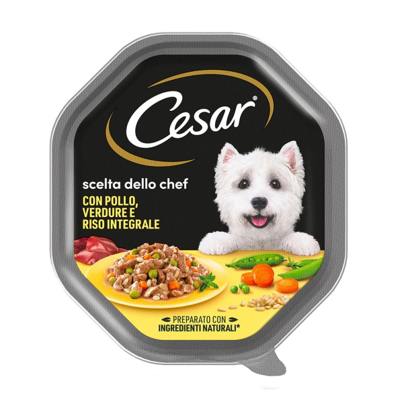 CANE CESAR 150GR SCELTA DELLO CHEF POLLO GRIGLIA RISO INTEGRALE