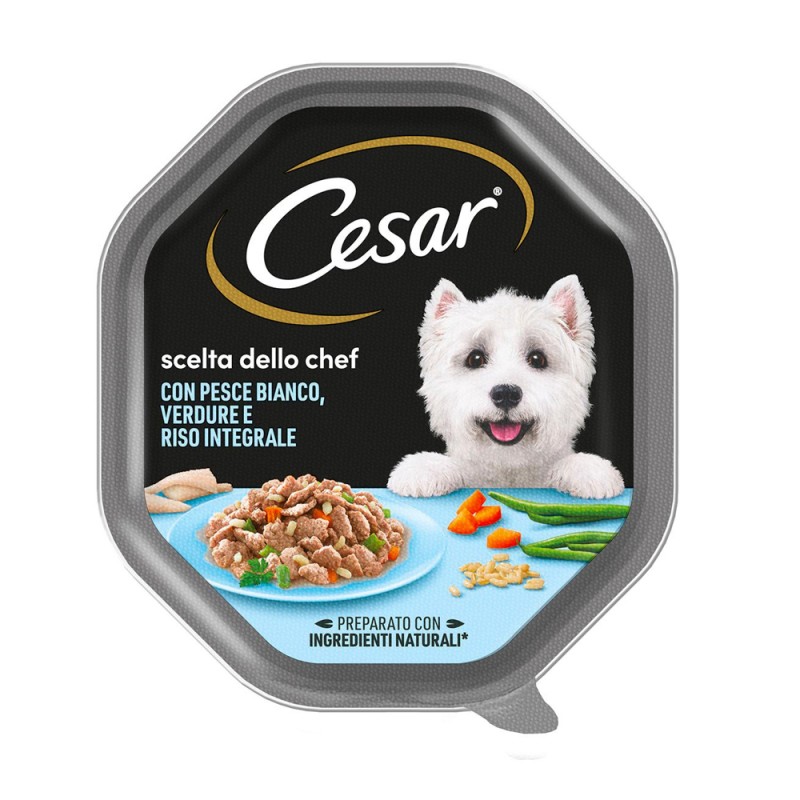 CANE CESAR 150GR SCELTA DELLO CHEF PESCE GRIGLIA RISO VERDURE